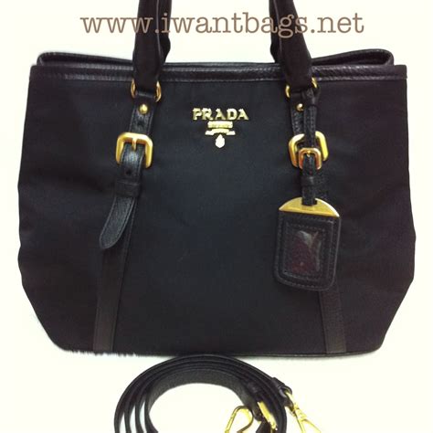 prada bn1841 tessuto nylon tote in black|Prada Tessuto Nylon Tote .